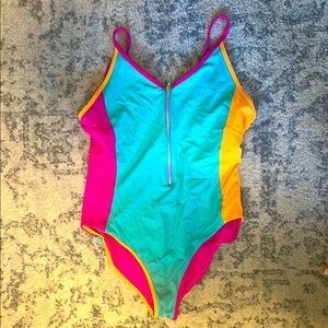 Colorful One-Piece Swimsuit